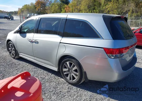 2015 Honda Odyssey Touring/Touring Elite из США, поврежденный, VIN 5FNRL5H9XFB039512